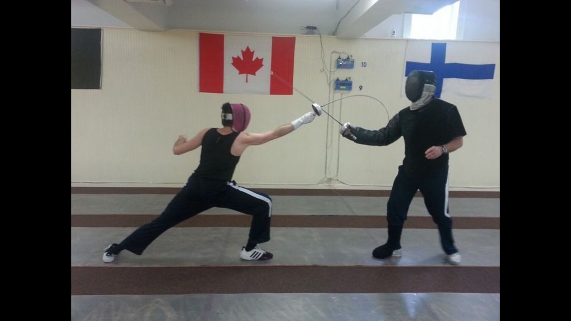 Jon Normile coaching Doug Tableman