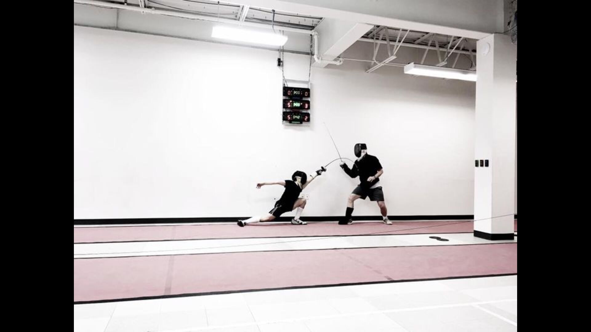 Jon Normile coaching Joseph Doan